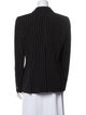 Giorgio Armani Virgin Wool Striped Blazer