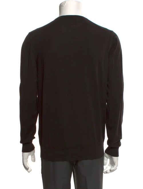 Giorgio Armani Virgin Wool Crew Neck Pullover