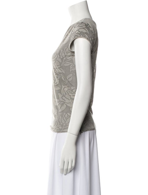 Giorgio Armani Printed V-Neck Top