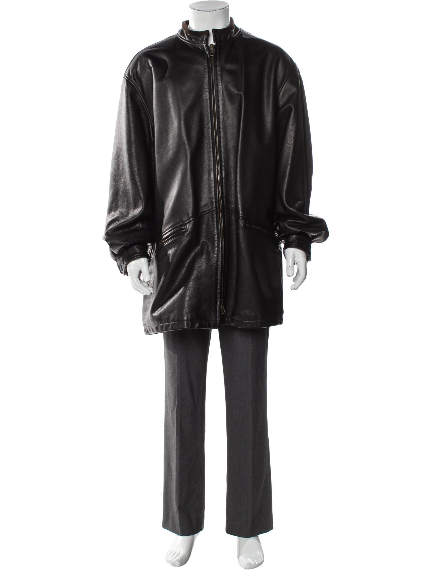 Giorgio Armani Calfskin Parka