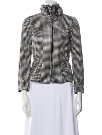 Giorgio Armani Houndstooth Print Evening Jacket