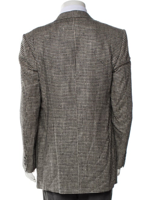 Giorgio Armani Silk Plaid Print Sport Coat