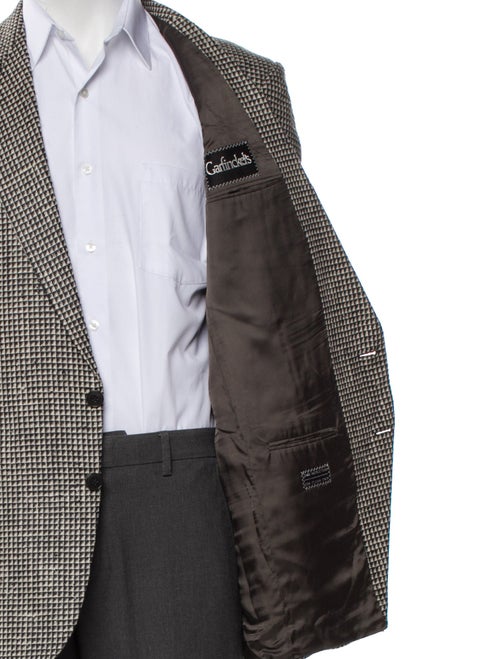 Giorgio Armani Silk Plaid Print Sport Coat