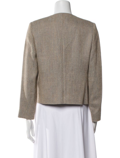 Giorgio Armani Linen Tweed Pattern Evening Jacket