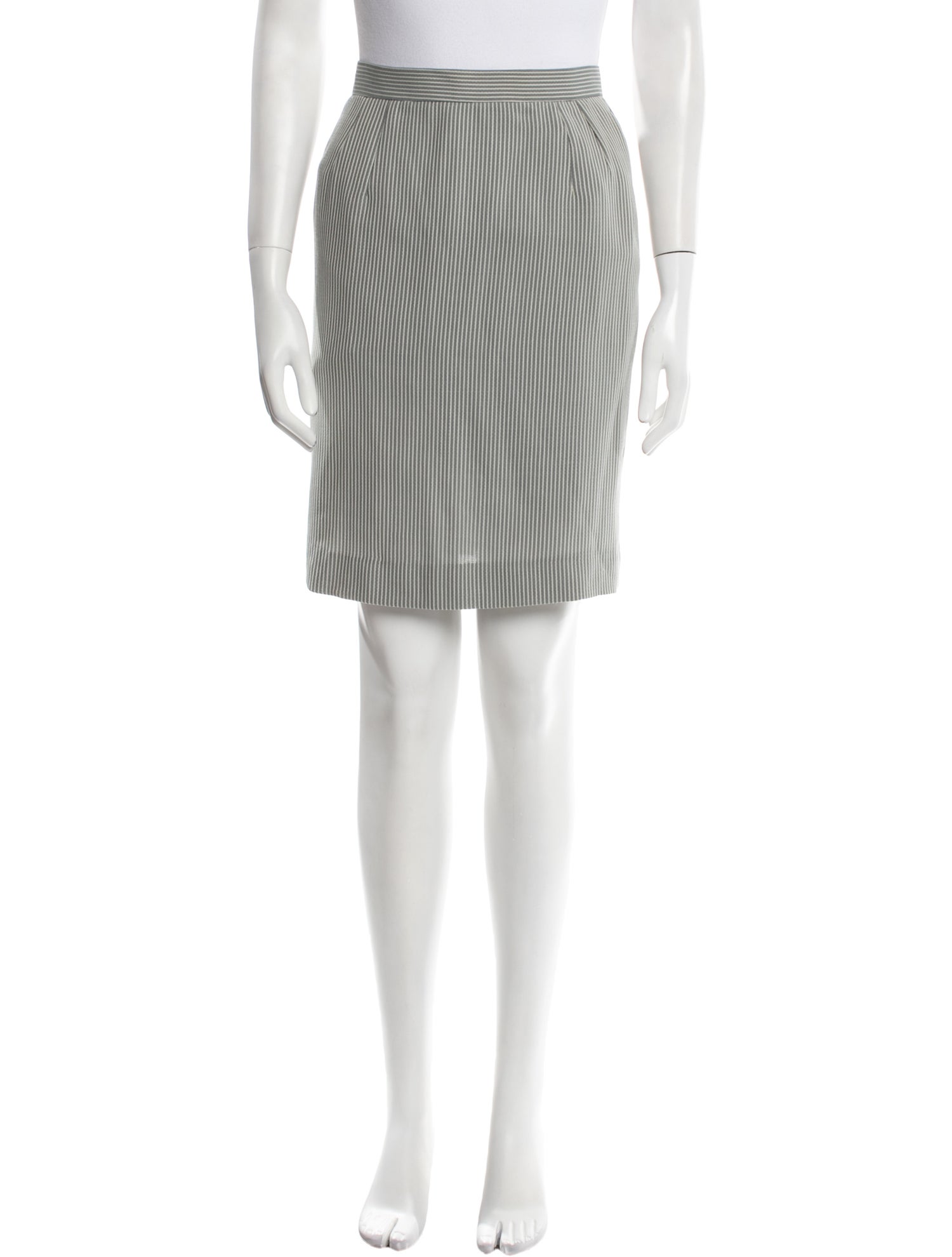 Giorgio Armani Virgin Wool Knee-Length Skirt