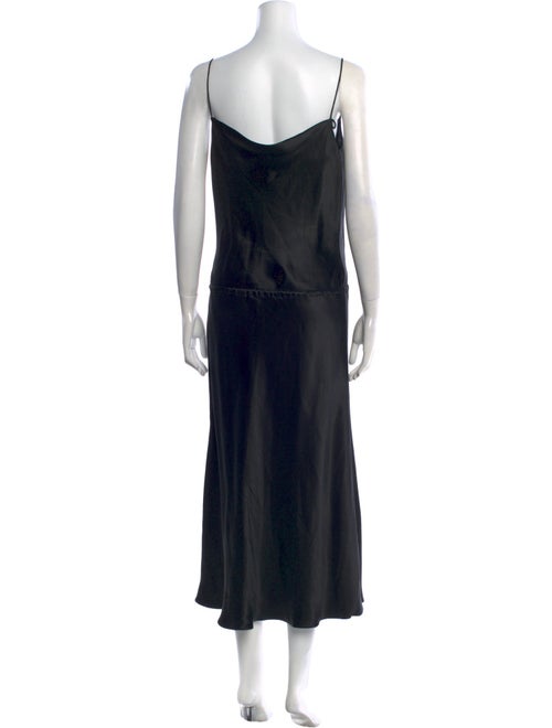Giorgio Armani Square Neckline Long Dress