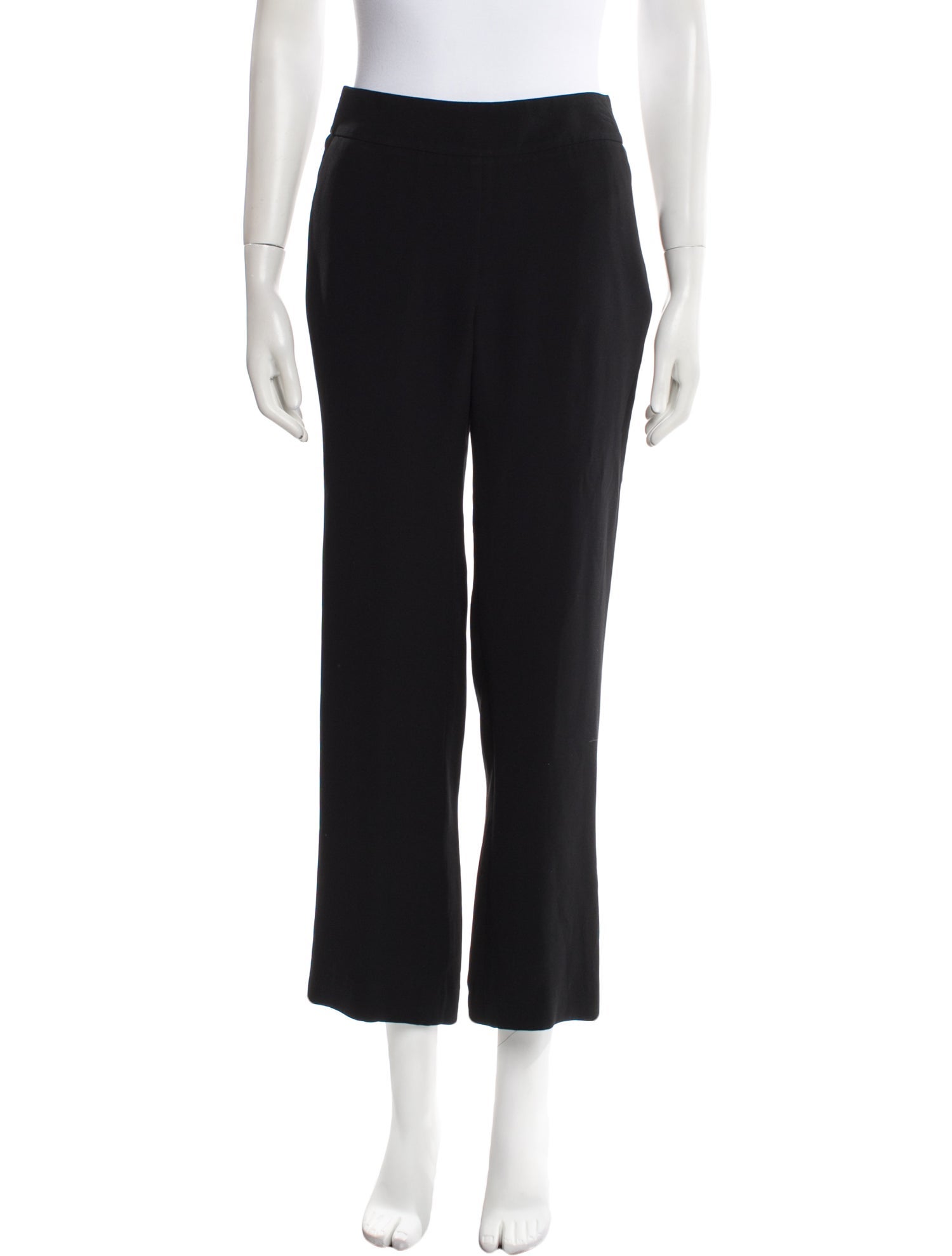 Giorgio Armani Silk Straight Leg Pants