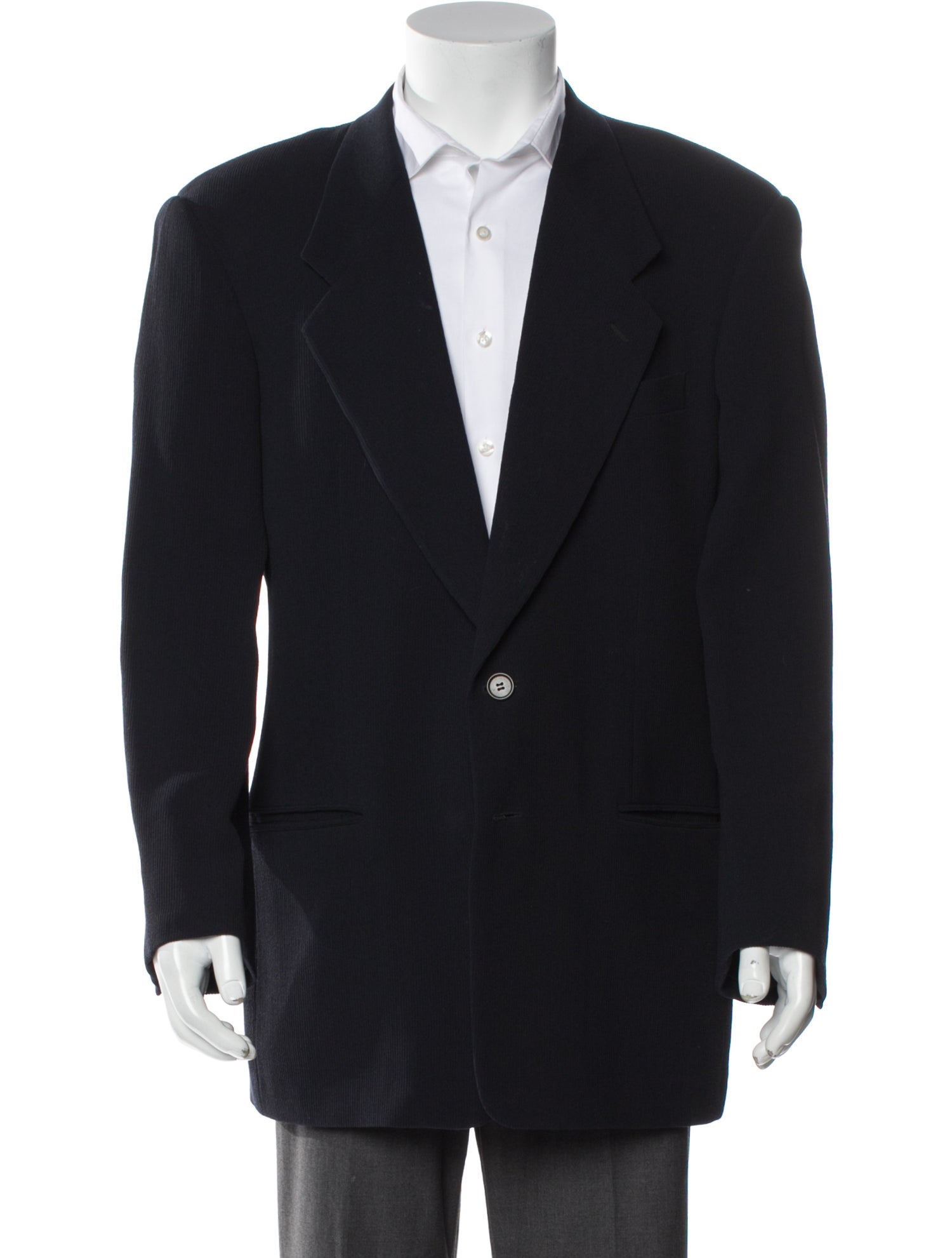 Giorgio Armani Virgin Wool Overcoat
