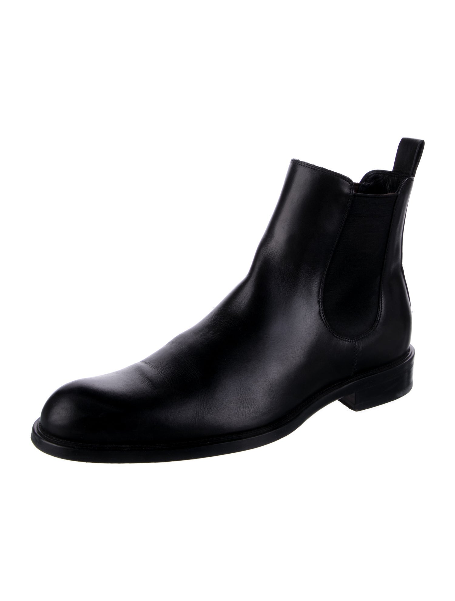 Giorgio Armani Leather Chelsea Boots