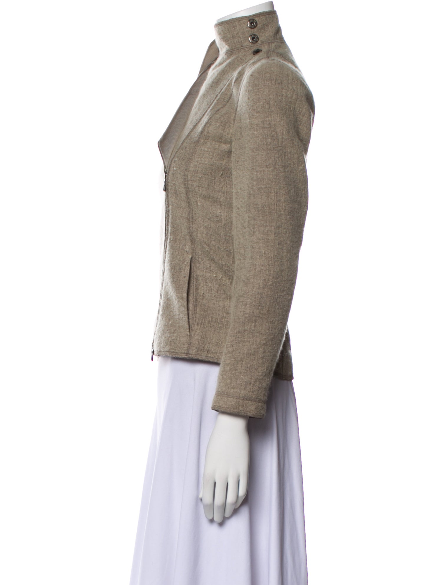 Giorgio Armani Cashmere Biker Jacket