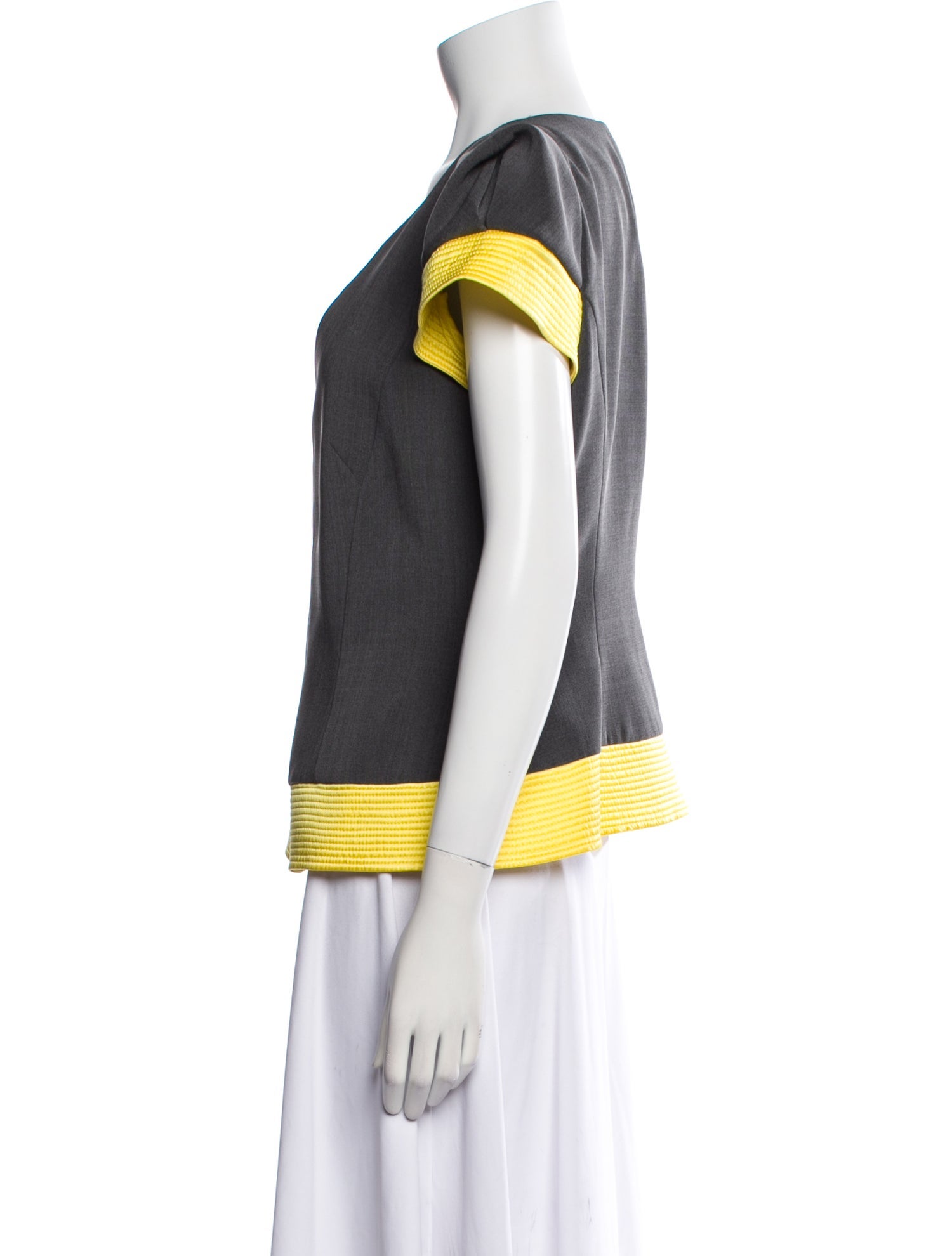 Giorgio Armani Colorblock Pattern Vest