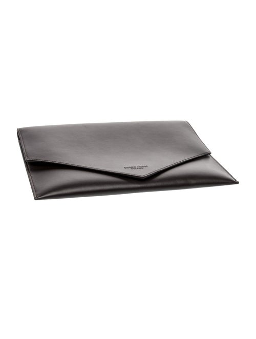 Giorgio Armani Leather Clutch
