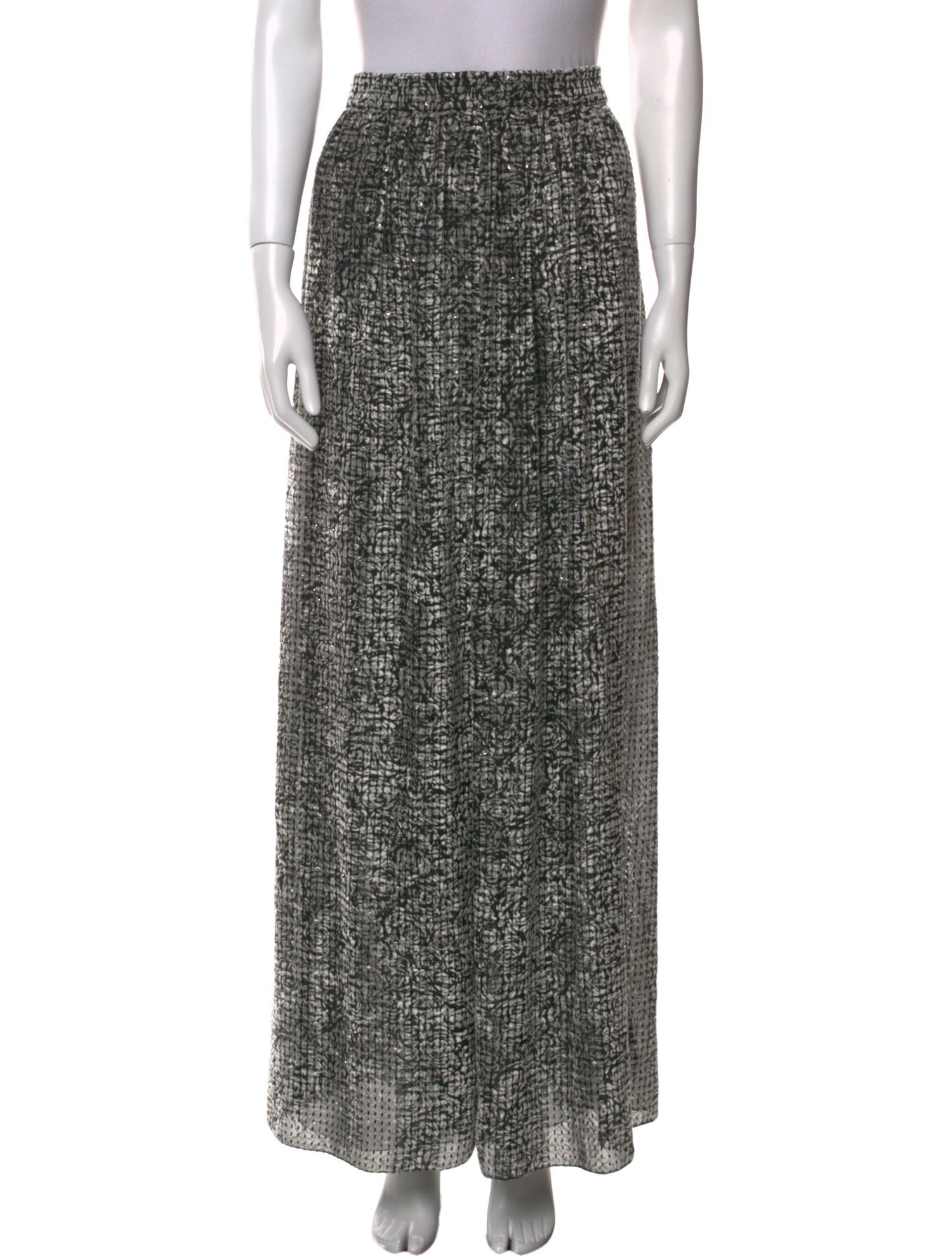 Giorgio Armani Silk Long Skirt