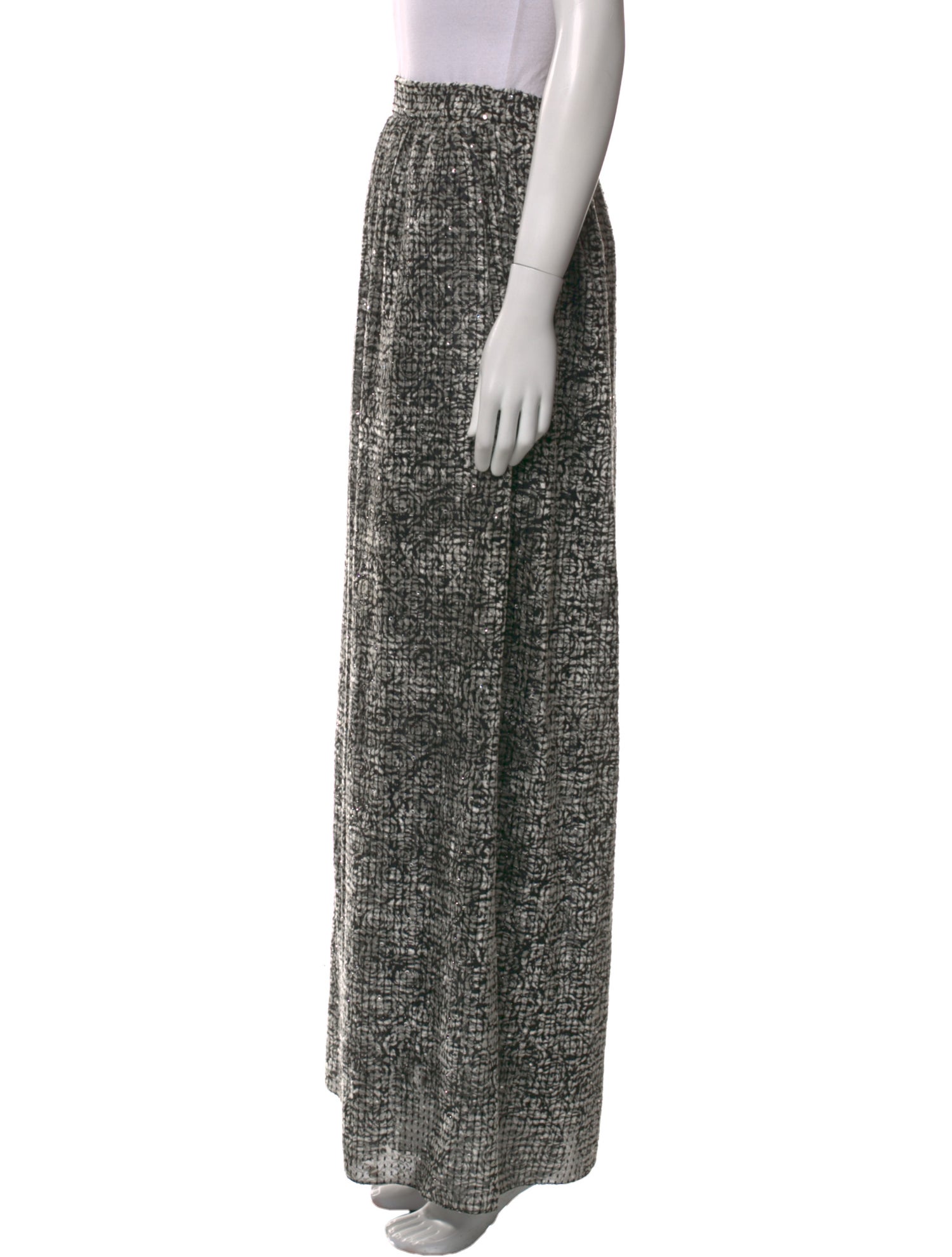Giorgio Armani Silk Long Skirt