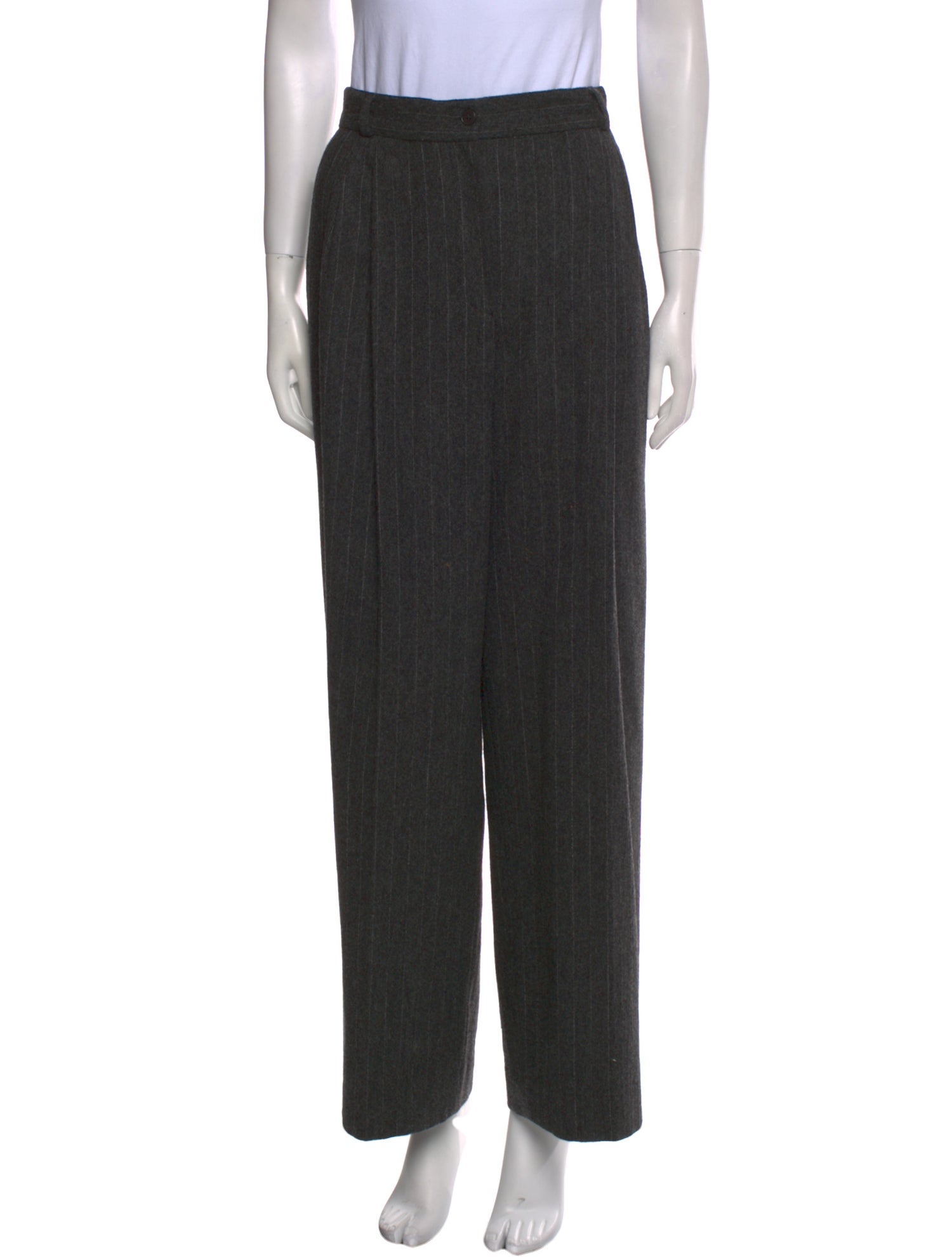 Giorgio Armani Wool Wide Leg Pants