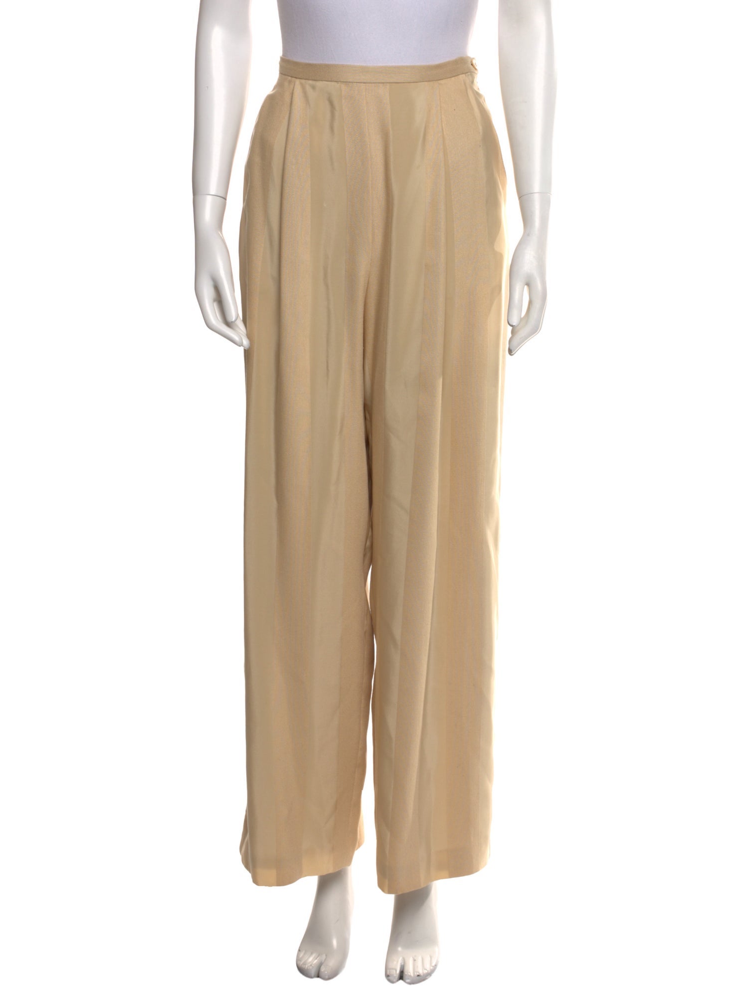 Giorgio Armani Silk Wide Leg Pants