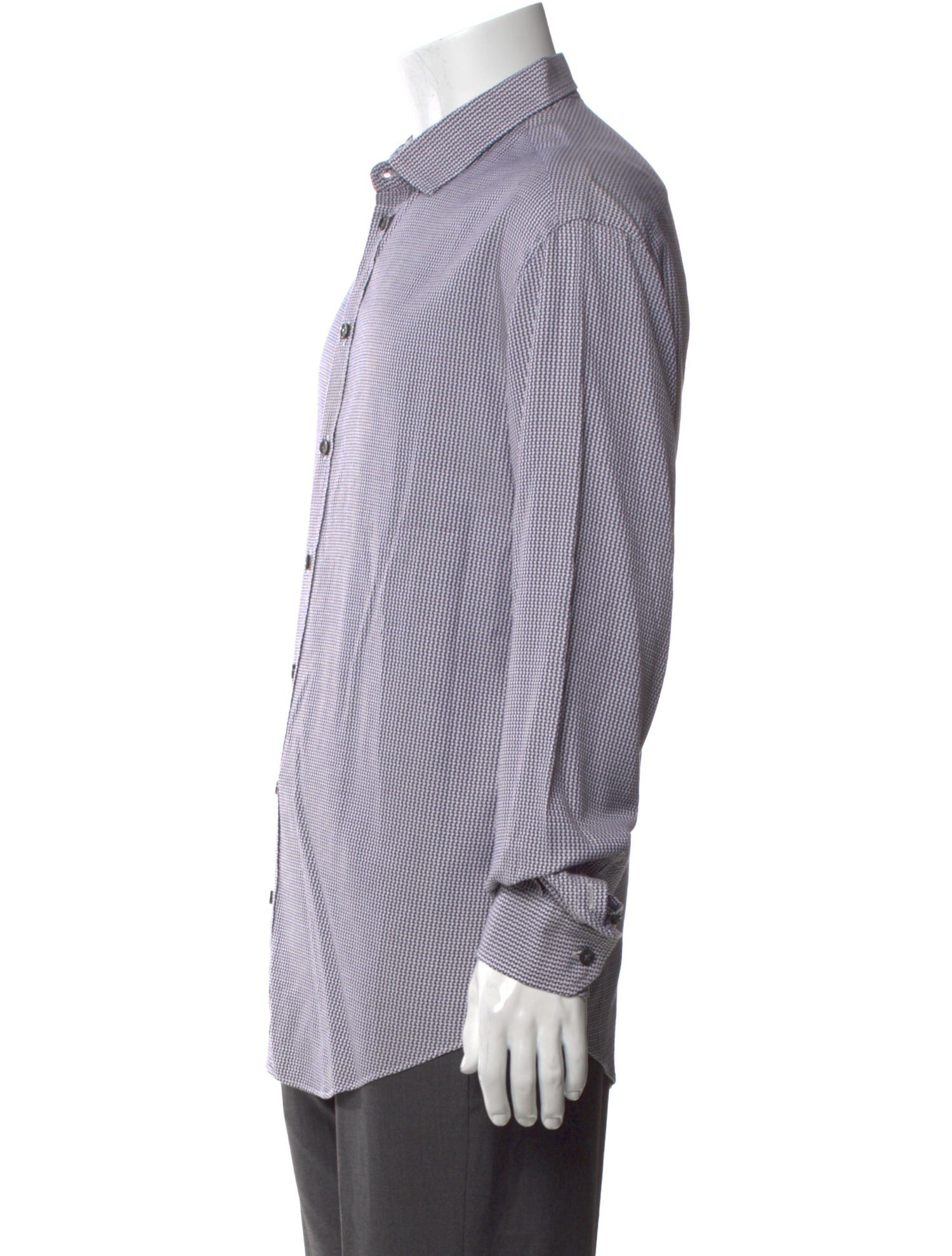 Giorgio Armani Printed Long Sleeve Shirt