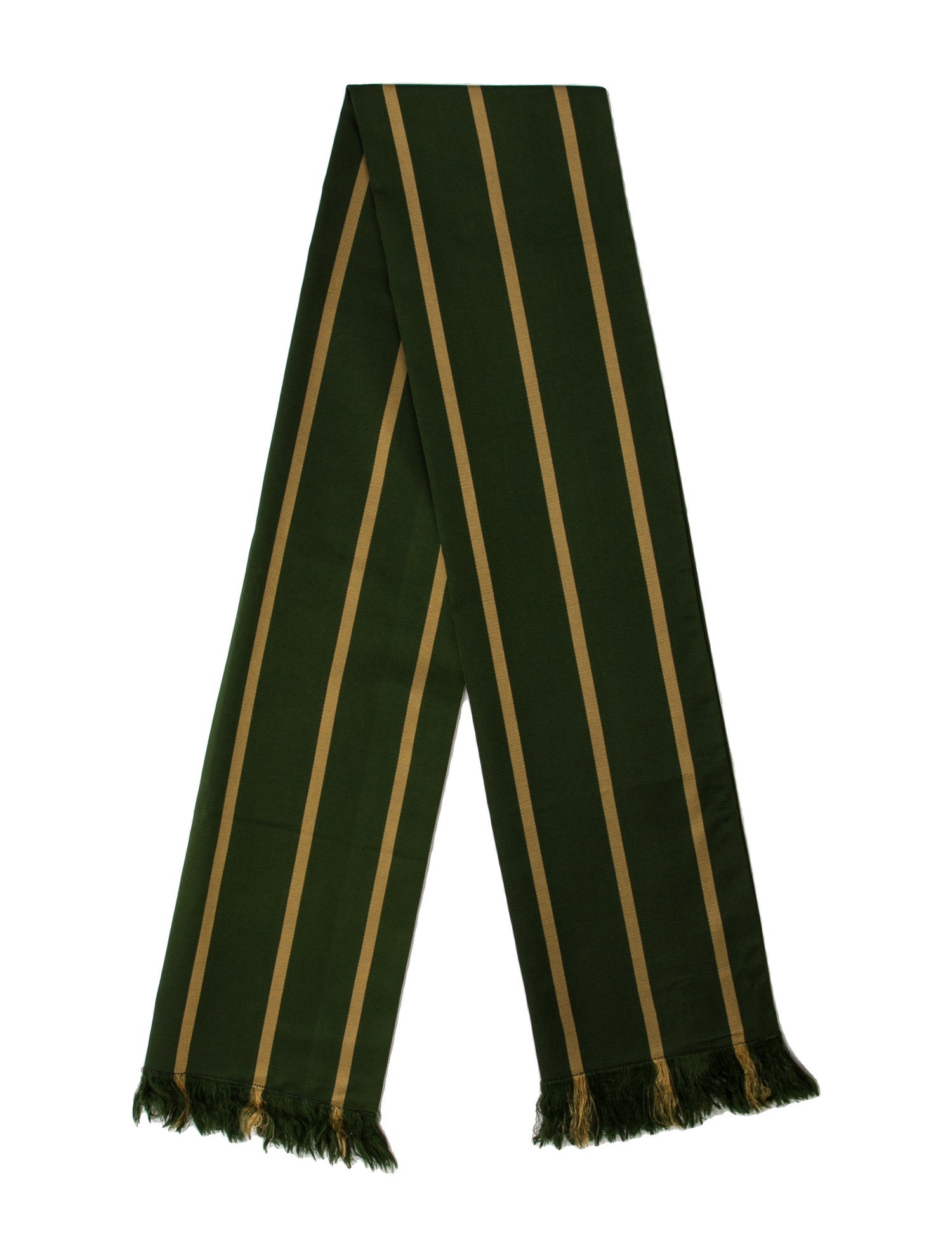 Giorgio Armani Silk Striped Scarf