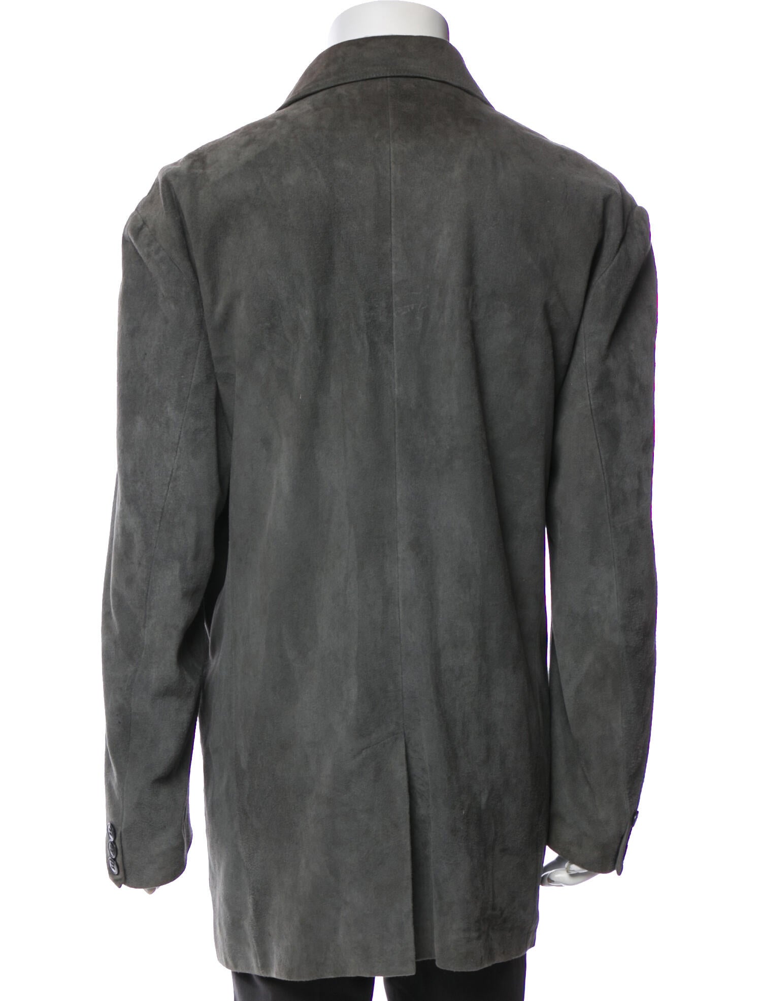 Giorgio Armani Lamb Leather Overcoat