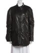 Giorgio Armani Lamb Leather Moto Jacket