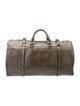 Giorgio Armani Leather Weekender Bag