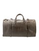 Giorgio Armani Leather Weekender Bag