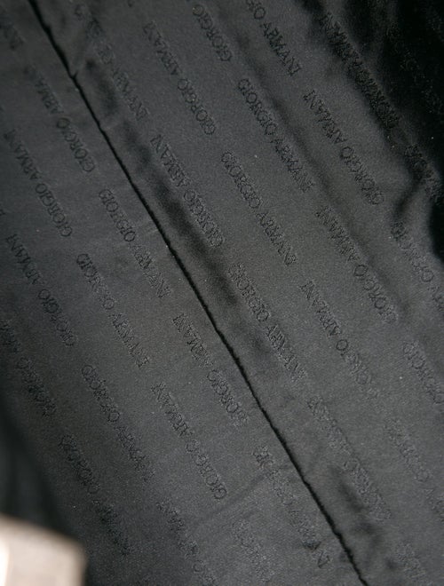 Giorgio Armani Leather Weekender Bag