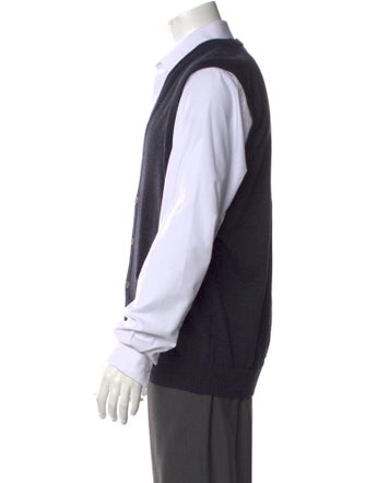 Giorgio Armani Wool V-Neck Sweater Vest