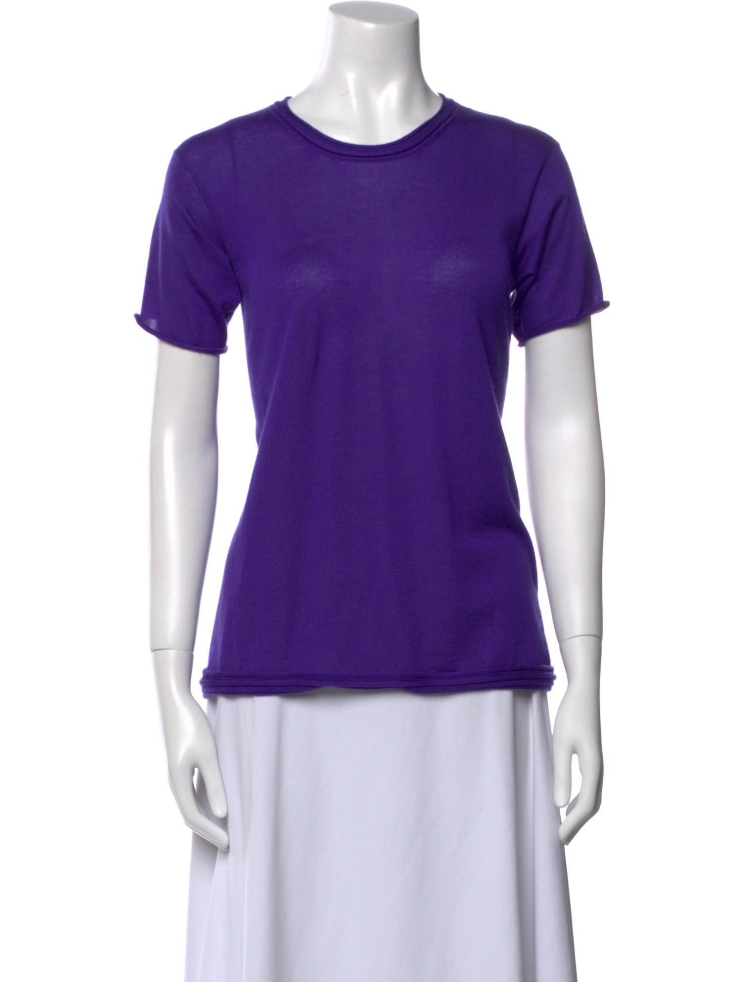 Giorgio Armani Cashmere Crew Neck T-Shirt