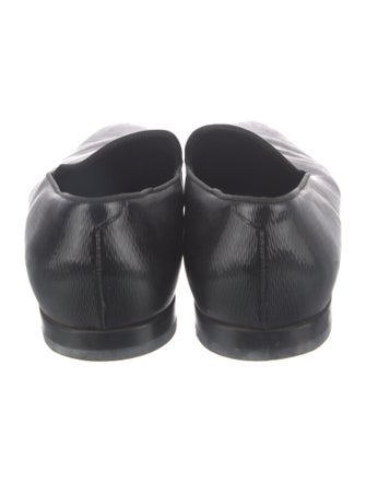 Giorgio Armani Embossed Leather Loafers