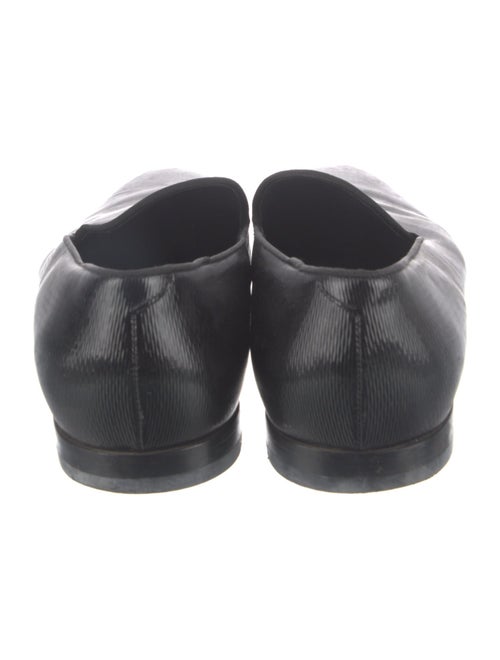 Giorgio Armani Embossed Leather Loafers