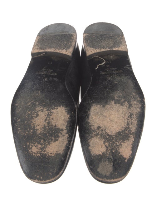 Giorgio Armani Embossed Leather Loafers