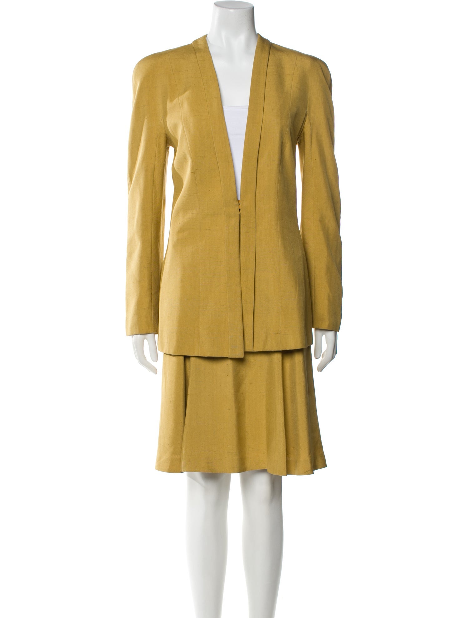 Giorgio Armani Silk Skirt Suit