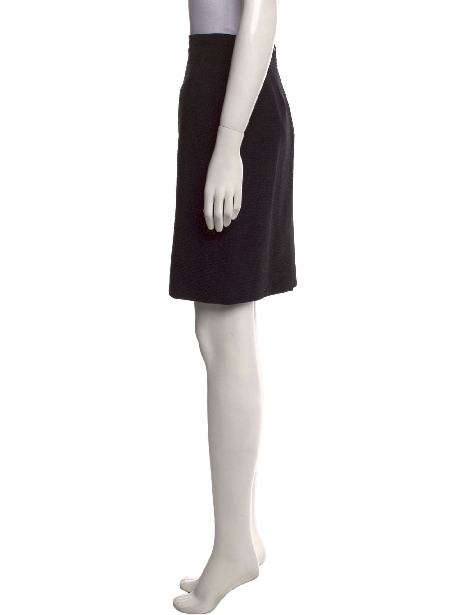 Giorgio Armani Virgin Wool Knee-Length Skirt