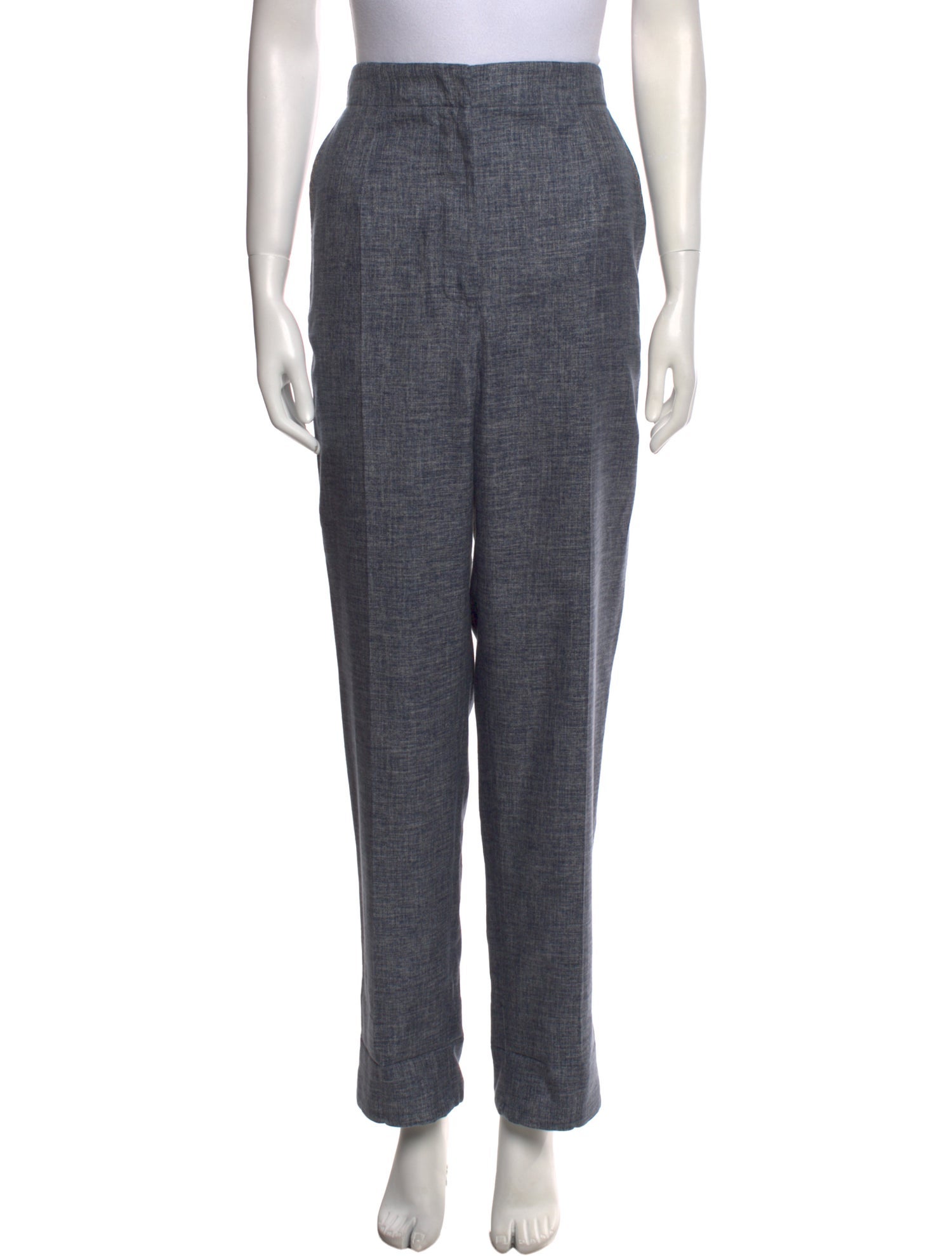 Giorgio Armani Wool Straight Leg Pants