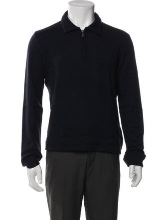 Giorgio Armani Cashmere Mock Neck Polo Sweater