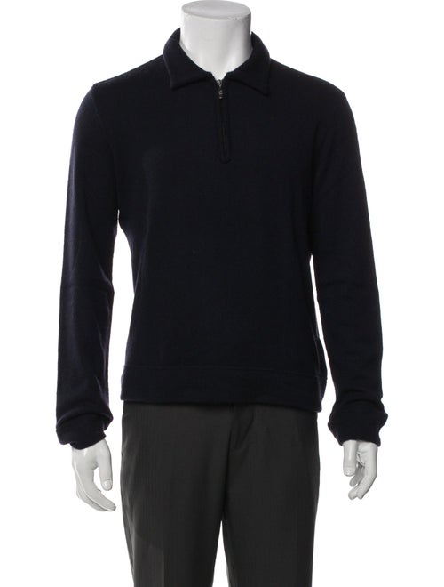 Giorgio Armani Cashmere Mock Neck Polo Sweater