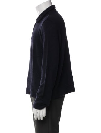 Giorgio Armani Cashmere Mock Neck Polo Sweater