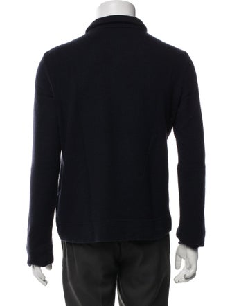 Giorgio Armani Cashmere Mock Neck Polo Sweater