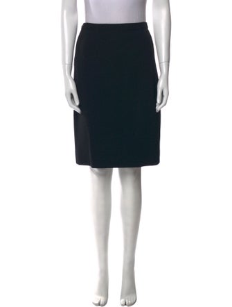 Giorgio Armani Wool Knee-Length Skirt