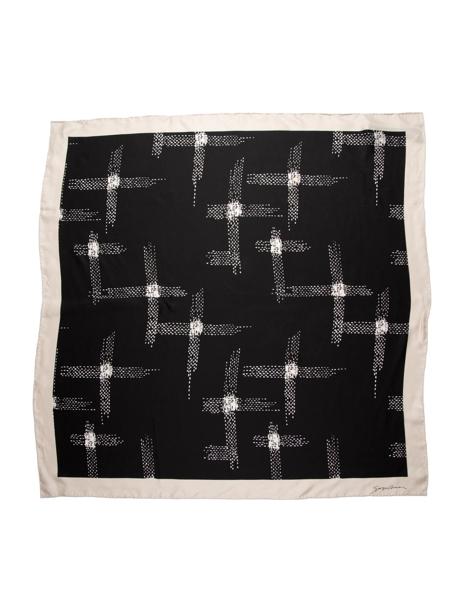 Giorgio Armani Silk Printed Scarf