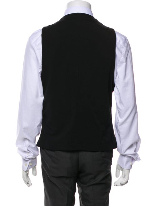 Armani Collezioni Plaid Print Suit Vest