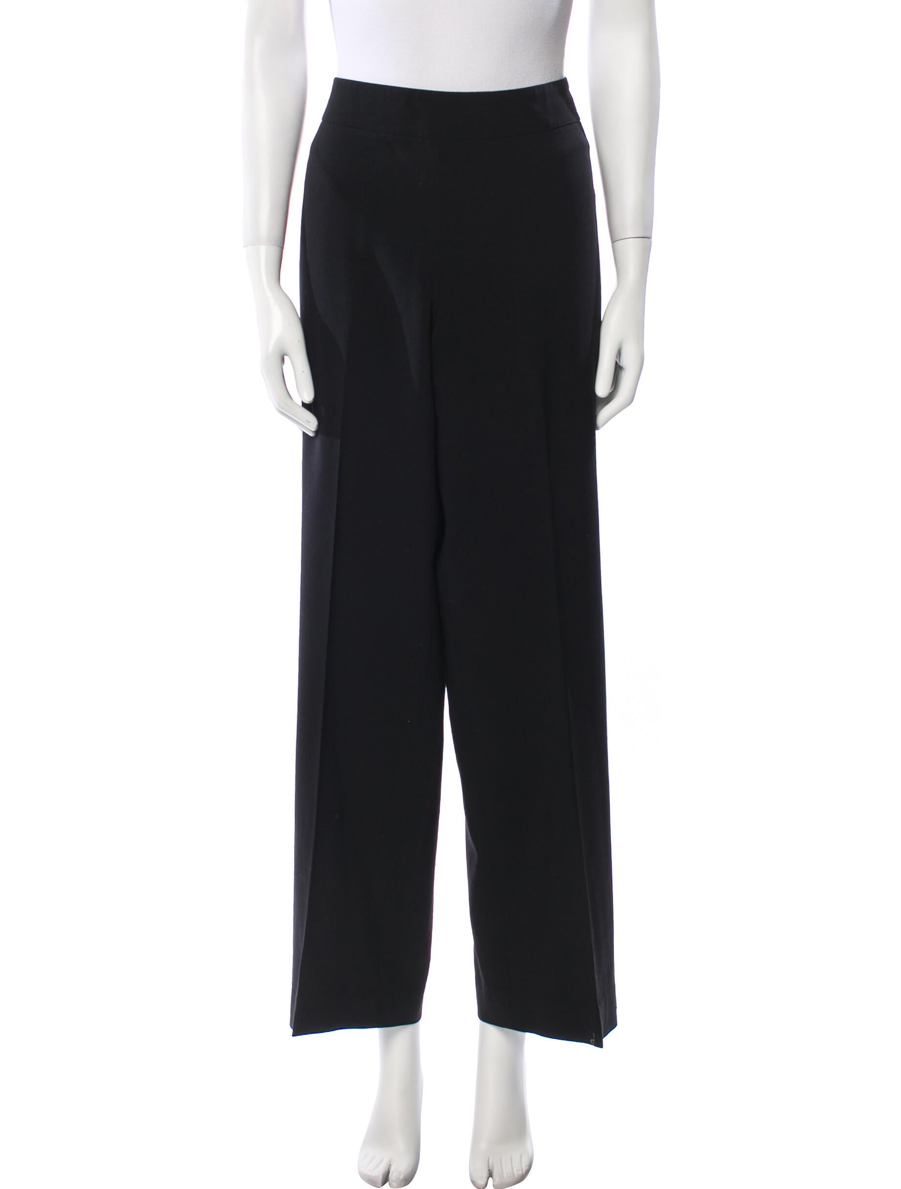 Giorgio Armani Wool Wide Leg Pants
