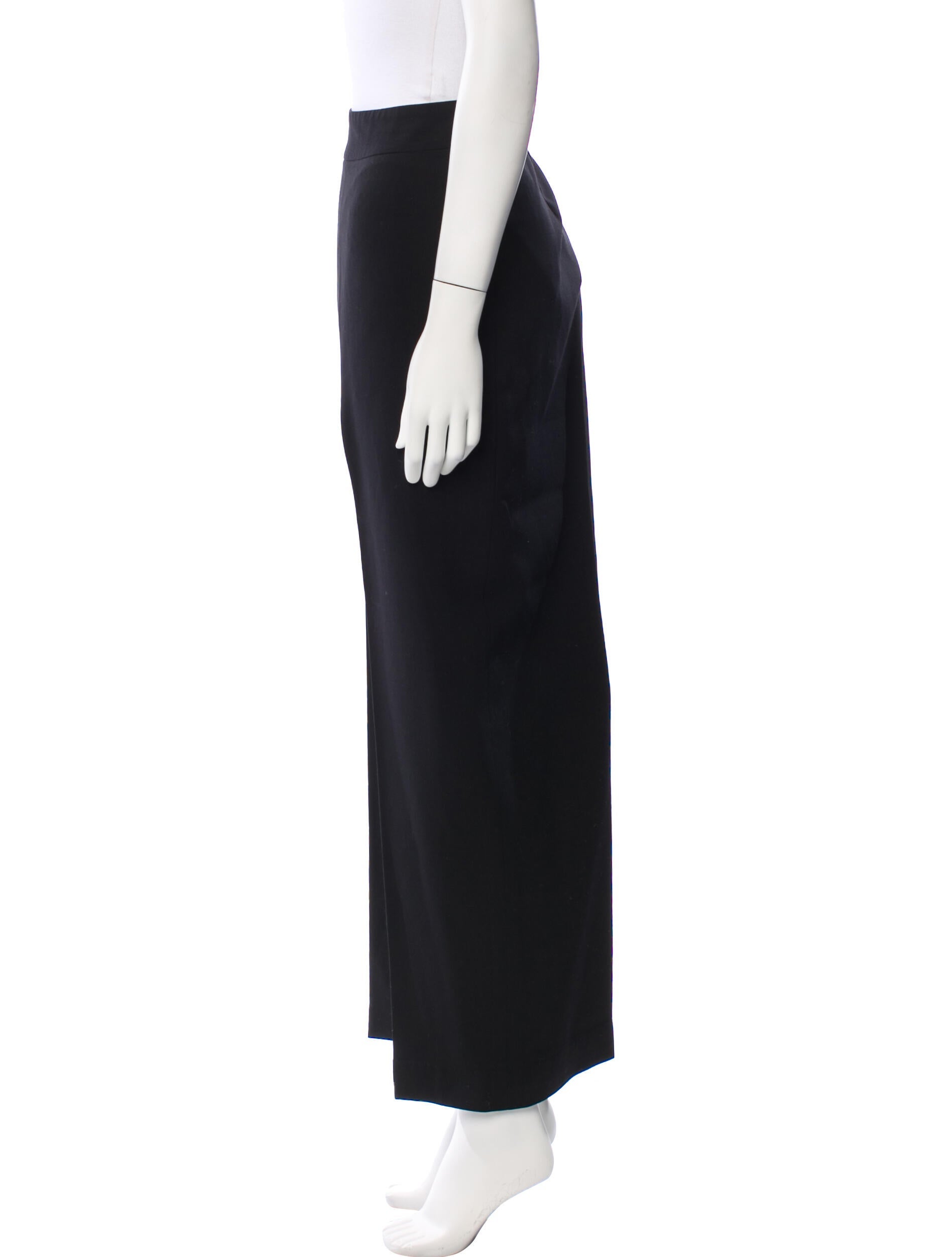Giorgio Armani Wool Wide Leg Pants
