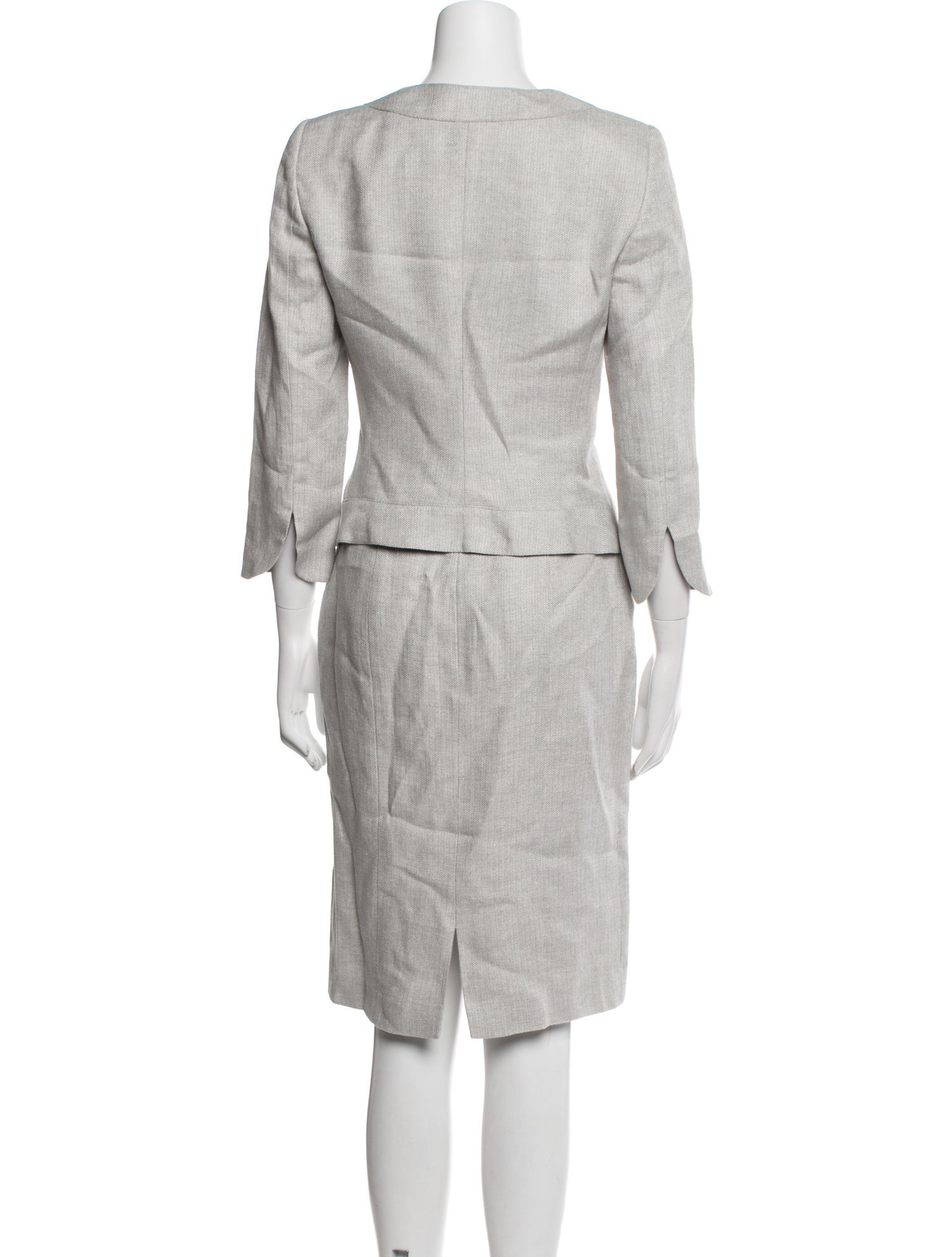 Giorgio Armani Linen Skirt Suit