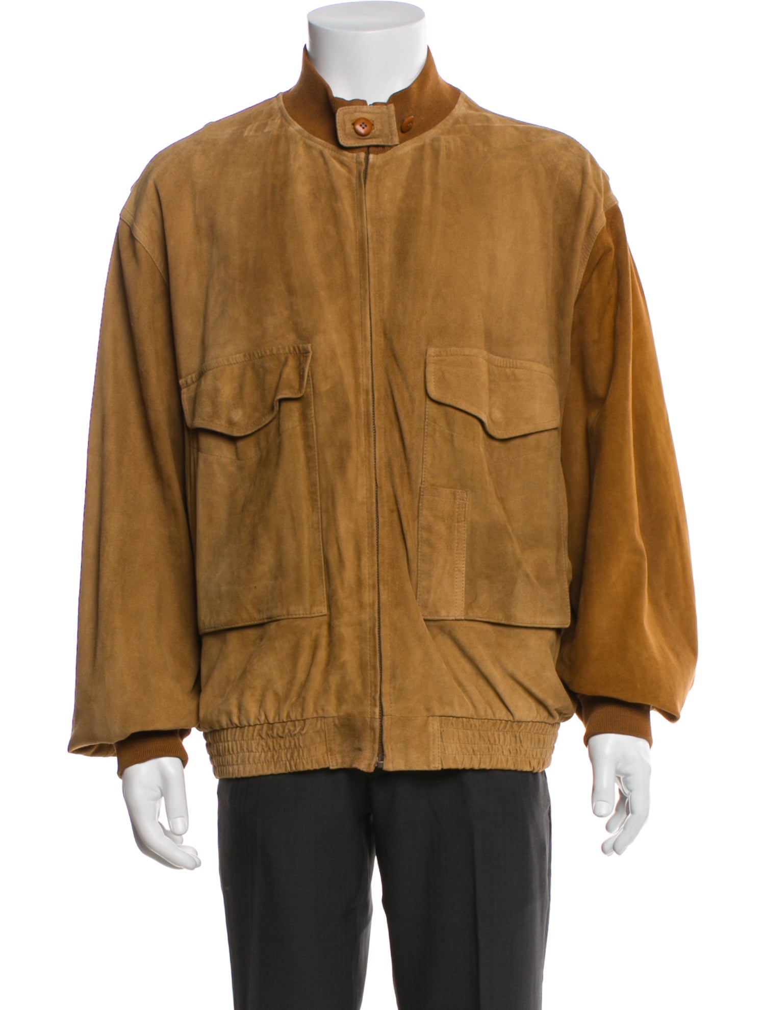 Giorgio Armani Leather Utility Jacket