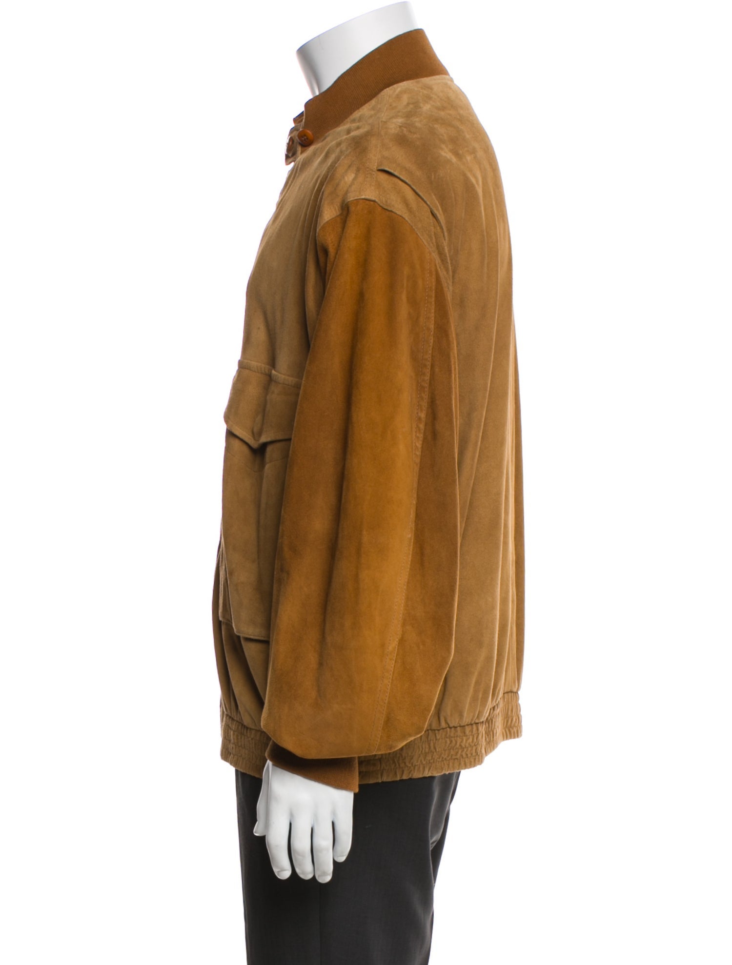 Giorgio Armani Leather Utility Jacket