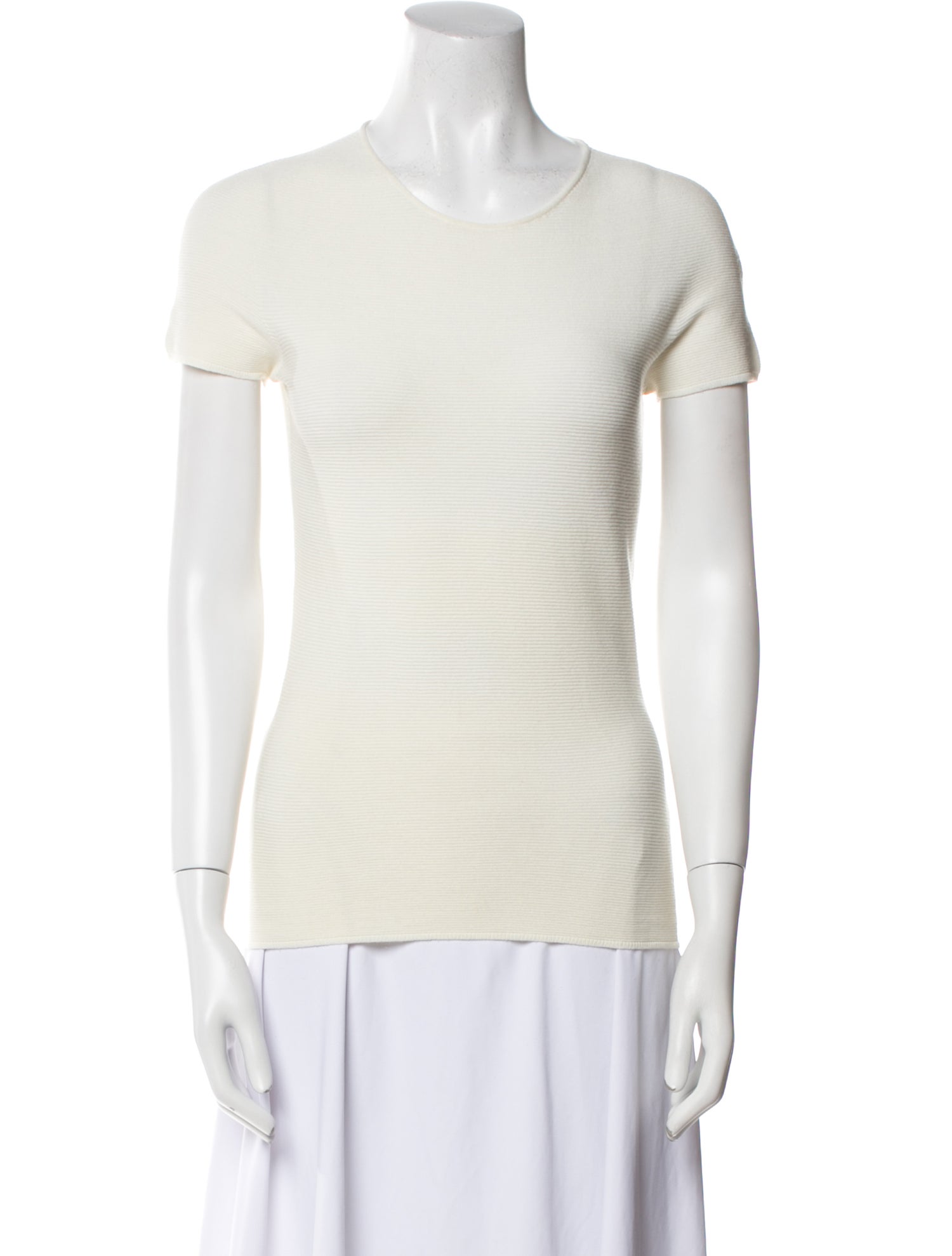 Giorgio Armani Scoop Neck Short Sleeve T-Shirt