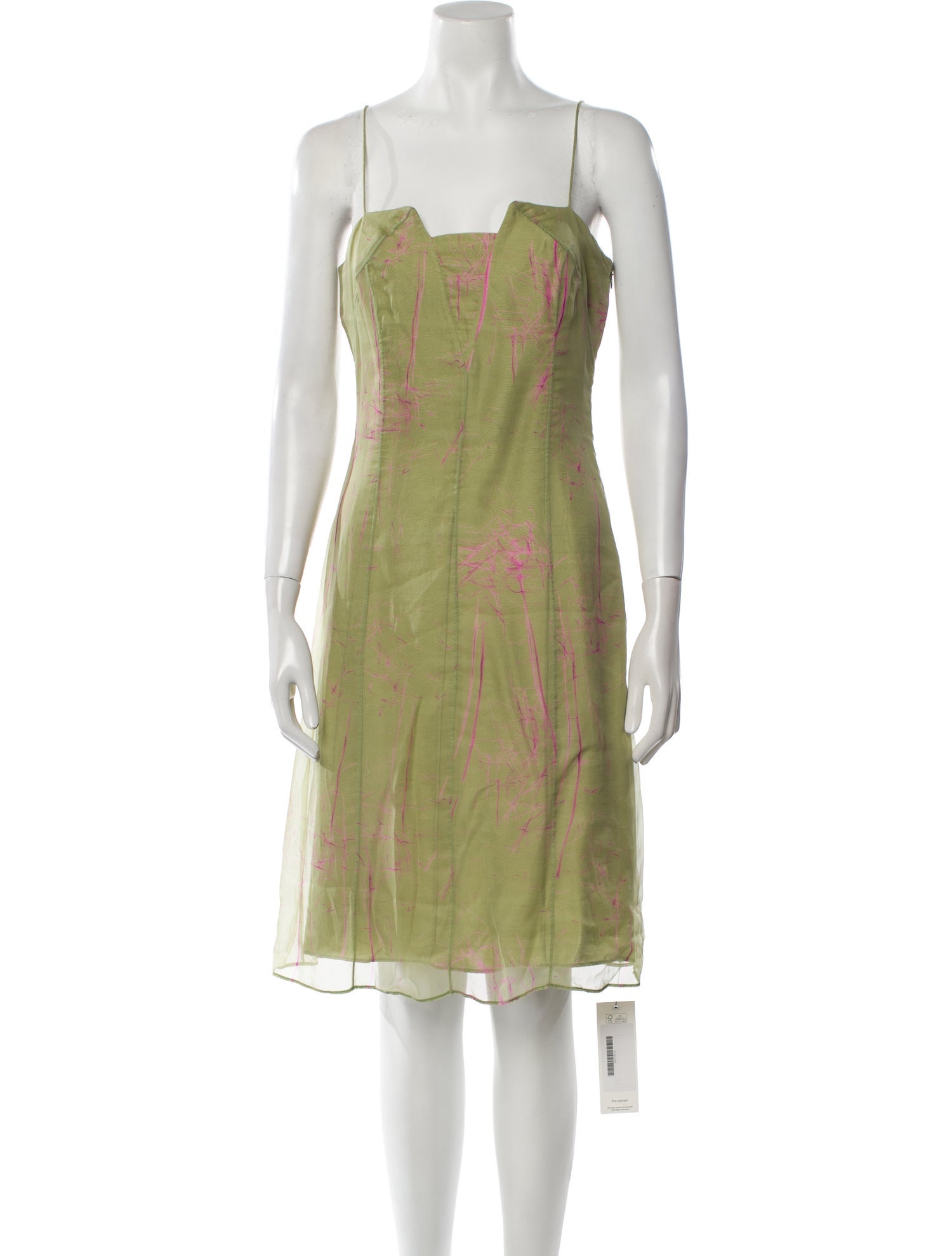 Giorgio Armani Silk Knee-Length Dress