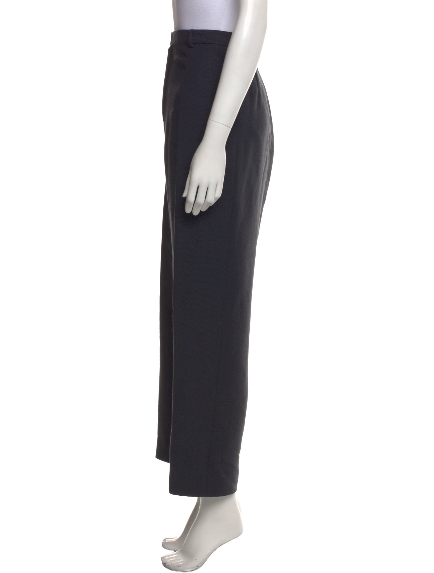 Giorgio Armani Virgin Wool Straight Leg Pants